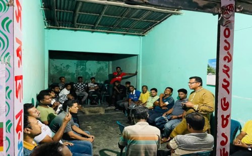 জীবননগর পৌর যুবদলের আলোচনা সভা