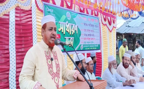 দর্শনায় জামায়াতের সাধারণ সভায় অ্যাড. রুহুল আমিন