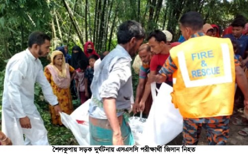 শৈলকুপায় সড়ক দুর্ঘটনায় এসএসসি পরীক্ষার্থী নিহত