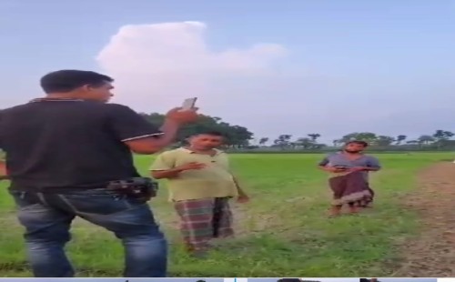 মহেশপুরের ফতেপুরে দরিদ্র কৃষকের জমি দখলের অভিযোগ