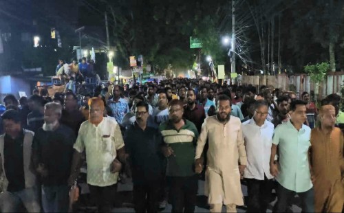 চুয়াডাঙ্গায় বিএনপি ও অঙ্গ সংগঠের উদ্যোগে বিক্ষোভ মিছিল ও সমাবেশ