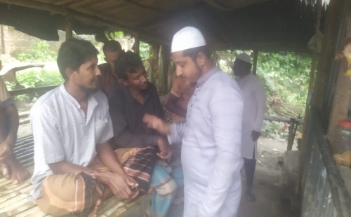 আলমডাঙ্গার বেলগাছী ইউনিয়নে জামায়াত নেতা রাসেলের গণসংযোগ