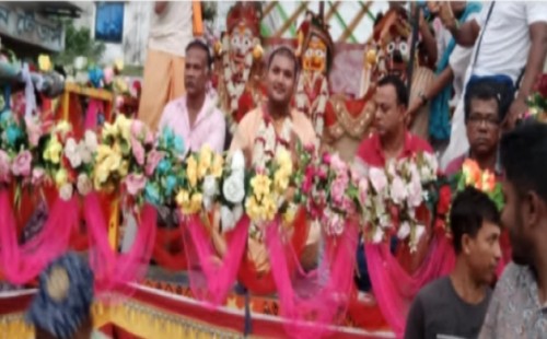 মেহেরপুরে শ্রীজগন্নাথদেবের রথ উৎসব