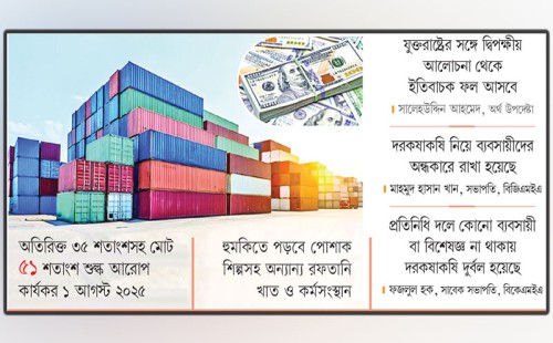 মার্কিন শুল্কঝড়ে অর্থনীতি, বড় ধাক্কার শঙ্কা!