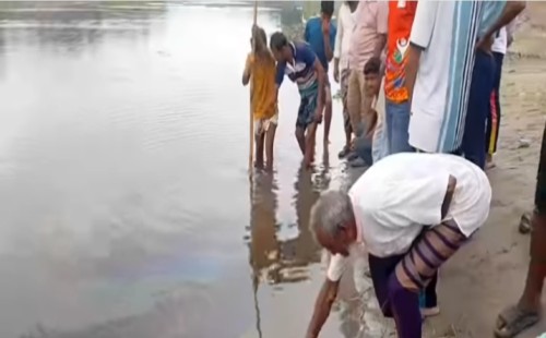 মেহেরপুরে নদীতে উঠছে তেলজাতীয় তরল!