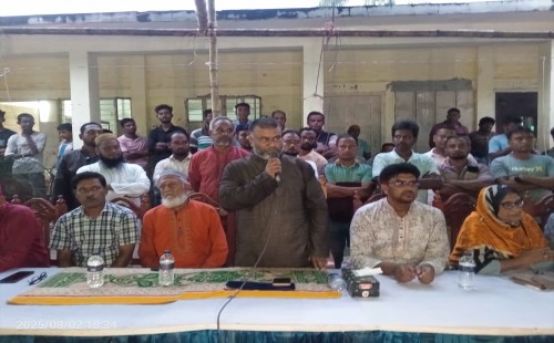 পদ্মবিলা ইউনিয়ন বিএনপির কুশল বিনিময় সভায় শরীফুজ্জামান