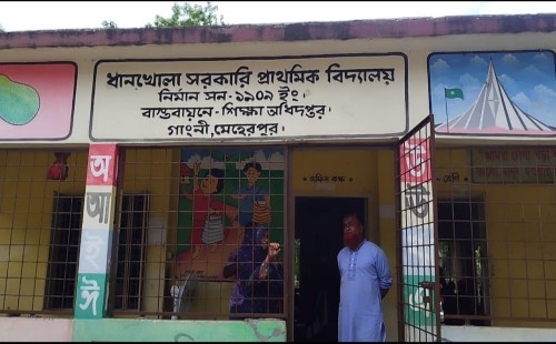 গাংনীতে প্রাইমারি স্কুলের দপ্তরির বিরুদ্ধে ছাত্র মারধরের অভিযোগ