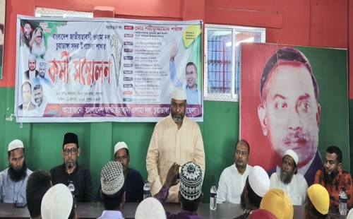 চুয়াডাঙ্গা সদর উপজেলা ওলামা দলের কর্মী সম্মেলনে বিএনপি নেতা শরীফুজ্জামান