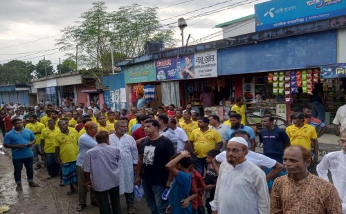 মেহেরপুরে জেলা বিএনপির গণসংযোগ