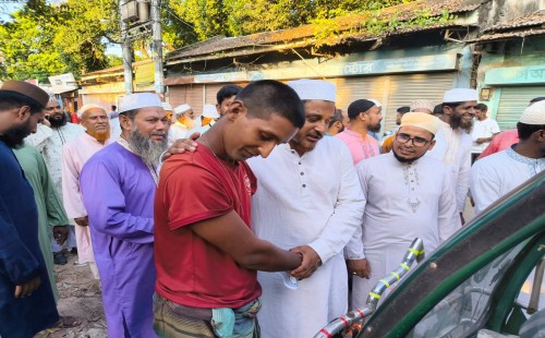 চুয়াডাঙ্গা-১ আসনে গণসংযোগে জামায়াত প্রার্থী অ্যাড. রাসেল