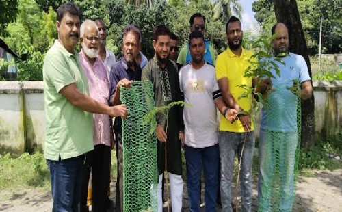 দর্শনা পৌর স্বেচ্ছাসেবক দলের উদ্যোগে বৃক্ষরোপণ
