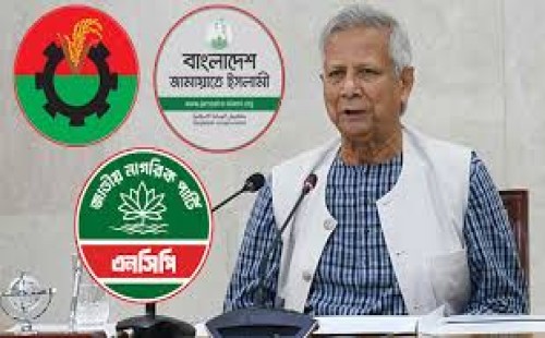 বিএনপি-জামায়াত-এনসিপির সঙ্গে ড. ইউনূসের বৈঠক আজ