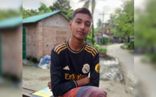 গড়াইটুপিতে সড়ক দুর্ঘটনায় আহত সেই স্কুলছাত্রের মৃত্যু