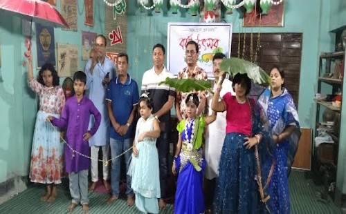 দর্শনায় অনির্বাণ থিয়েটারের বর্ষা উৎসব