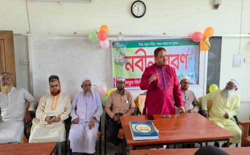 দর্শনা ডিএস ফাজিল মাদ্রাসার সবক প্রদান অনুষ্ঠানে রুহুল আমিন