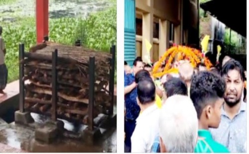 আলমডাঙ্গার কৃতিসন্তান গিরিধারী বাবুর অন্ত্যেষ্টিক্রিয়া সম্পন্ন