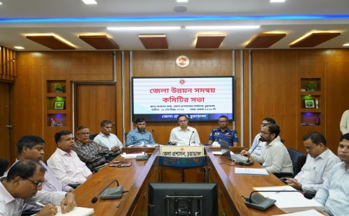 চুয়াডাঙ্গা জেলা উন্নয়ন সমন্বয় কমিটির সভায় ডিসি মোহাম্মদ জহিরুল ইসলাম