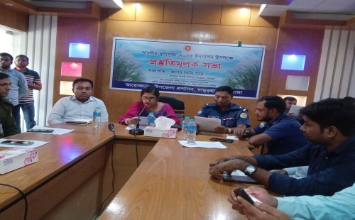 দামুড়হুদায় দুর্গাপূজা উদ্যাপন উপলক্ষে প্রস্ততি সভা