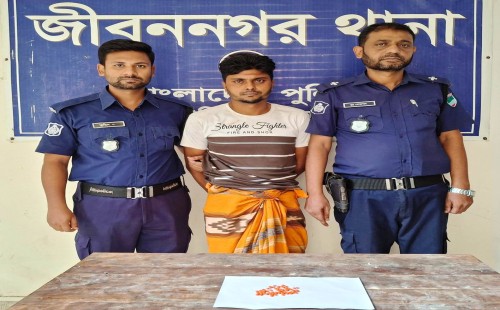 জীবননগরে ৬৫ পিস ইয়াবাসহ যুবক আটক