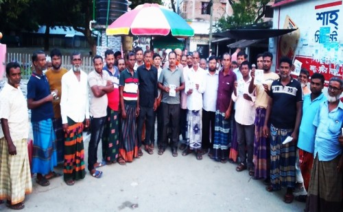 ভাংবাড়ীয়ায় ধানের শীষের পক্ষে ইউনিয়ন বিএনপির লিফলেট বিতরণ