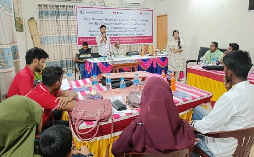 চুয়াডাঙ্গা রেড ক্রিসেন্টের ৪ দিনব্যাপী দুর্যোগ প্রশিক্ষণ সম্পন্ন