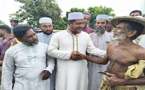 আলমডাঙ্গার বাড়াদী ইউনিয়নে গণসংযোগে অ্যাড. রাসেল