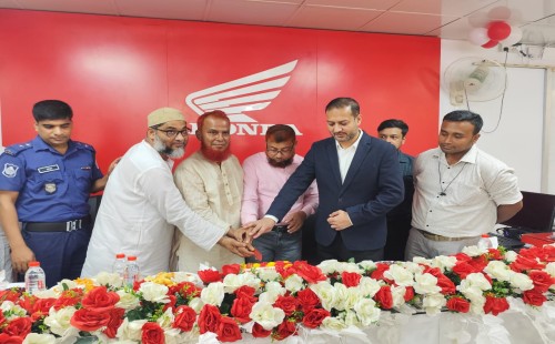 জীবননগরে হোন্ডা মোটরসাইকেল শোরুম উদ্বোধন
