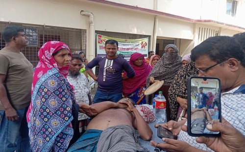 গাংনীতে ছেলের আঘাতে বাবা গুরুতর আহত