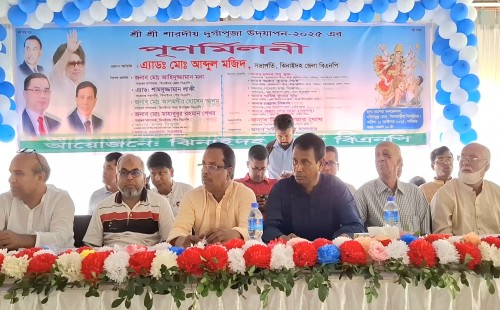 বিএনপির উদ্যোগে ঝিনাইদহে পূজা পুনর্মিলনীতে বক্তারা
