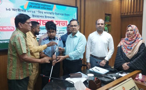 চুয়াডাঙ্গায় বিশ্ব সাদা ছড়ি নিরাপত্তা দিবস উদযাপন