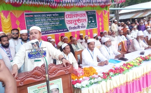 আলমডাঙ্গার বেলগাছিতে জামায়াতের নির্বাচনী সভায় রুহুল আমিন