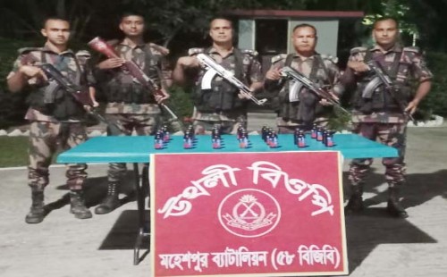 জীবননগর সীমান্তে বিজিবির পৃথক অভিযান