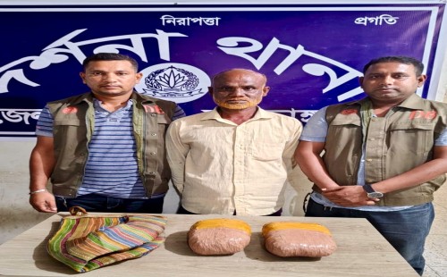 চুয়াডাঙ্গায় ২ কেজি গাঁজাসহ গ্রেপ্তার ১