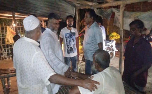 পদ্মবিলা ইউনিয়নের বিভিন্ন স্থানে গণসংযোগকালে শরীফুজ্জামান শরীফ