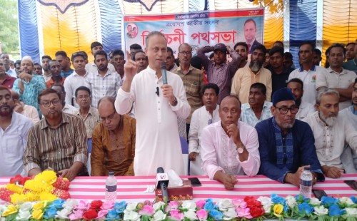 দামুড়হুদার কার্পাসডাঙ্গা ইউনিয়নে পথসভায় মাহমুদ হাসান খান বাবু
