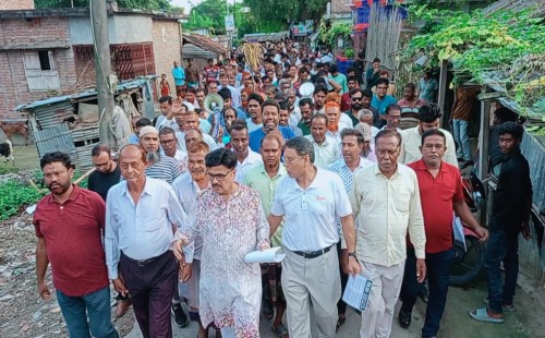 মেহেরপুরে বিএনপির গণসংযোগ ও লিফলেট বিতরণ