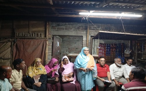 চুয়াডাঙ্গায় শরীফুজ্জামানের পক্ষে গণসংযোগ