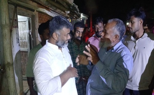 মনোনয়ন নিশ্চিতের পর প্রথম গণসংযোগে জনতার ঢল, ধানের শীষের পক্ষে উৎসব
