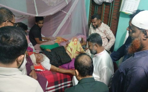 রাজনৈতিক ব্যস্ততার মাঝেও মানবিকতা; সেলিমুল হাবিব সেলিমের