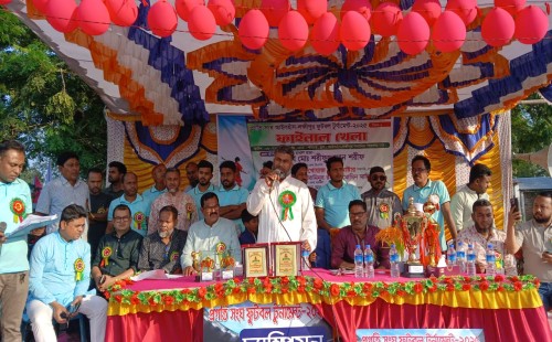 আলমডাঙ্গায় প্রগতি সংঘের ফাইনাল ম্যাচে জেলা বিএনপির সাধারণ সম্পাদক শরীফ