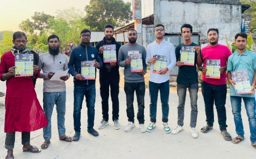 দর্শনায় বাবু খানের পক্ষে গণসংযোগ ও লিফলেট বিতরণ