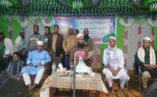 মাখালডাঙ্গায় ওয়াজ মাহফিলে শরীফুজ্জামান শরীফের উপস্থিতি