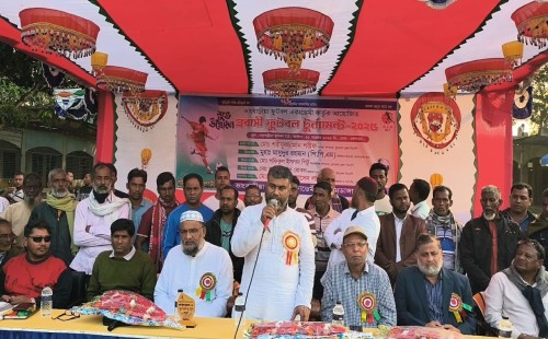 ভাংবাড়ীয়ায় প্রবাসী ফুটবল টুর্নামেন্টের উদ্বোধন অনুষ্ঠানে বিএনপি প্রার্থী শরীফুজ্জামান