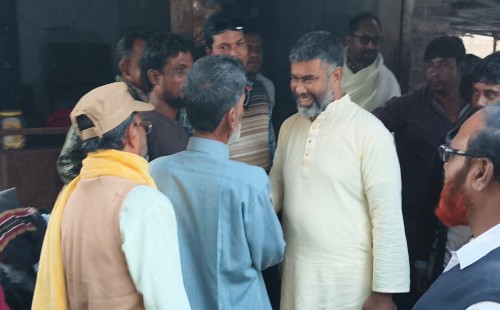 নাগদাহে ধানের শীষের প্রচারণায় জনতার উচ্ছ্বাস, পথসভায় শরীফুজ্জামান