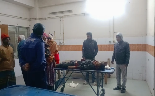 চুয়াডাঙ্গার ভালাইপুরে সড়কে প্রাণ গেল আলমসাধু চালকের