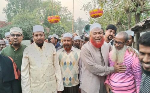 মেহেরপুর সদর উপজেলার সুবিদপুর গ্রামে জামায়াতের গণসংযোগ‎