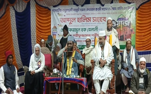 চুয়াডাঙ্গার মাখালডাঙ্গায় বার্ষিক ওয়াজ মাহফিলে বিএনপির প্রার্থী শরীফুজ্জামান