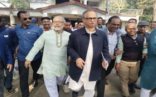 দর্শনা পৌর বিএনপির সমন্বয়কদের সঙ্গে বাবু খানের নির্বাচনী বৈঠক