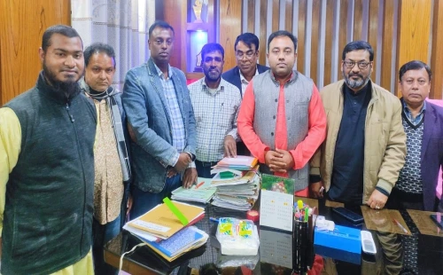 দর্শনা পৌর প্রশাসক তাসফিকুর রহমানের বিদায় সংবর্ধনা