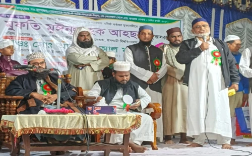 আন্দুলবাড়ীয়ায় তাফসিরুল কুরআন মাহফিল অনুষ্ঠিত